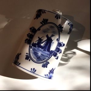 Vintage Delft Blue Soap Dispenser